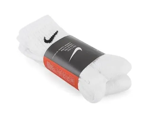 Шкарпетки Nike U NK V CUSH CREW - 3PR VALUE SX4508-101 46-50 3 пари Білі (685068095443)