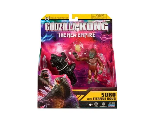 Фігурка Godzilla vs. Kong набір - Зуко з Дагом 9 см (35208)