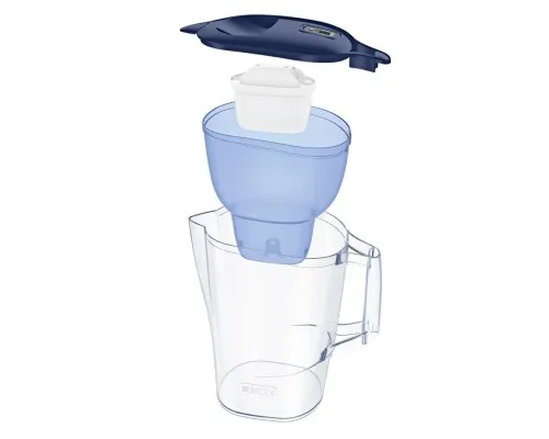 Фільтр-глечик Brita Aluna Memo + 2 картриджа, 2.4л, білий (1039268)