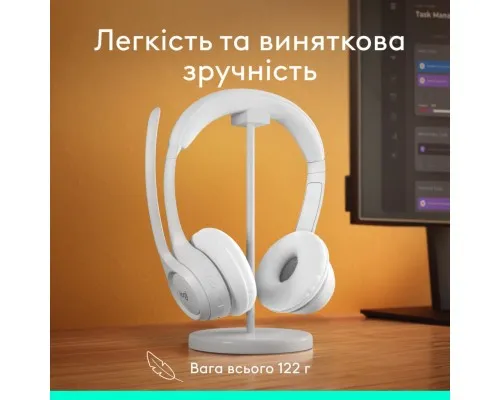 Навушники Logitech Zone 300 Bluetooth Off-White (981-001417)