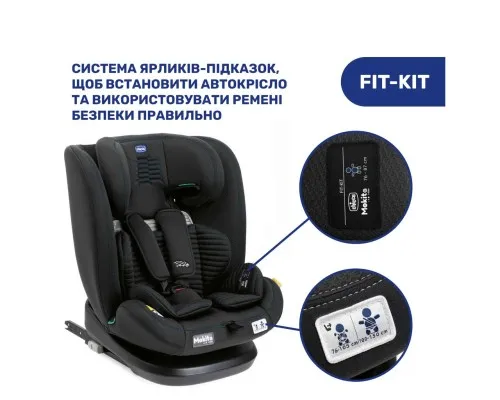 Автокрісло Chicco Mokita Air i-Size Сіре (87034.21)