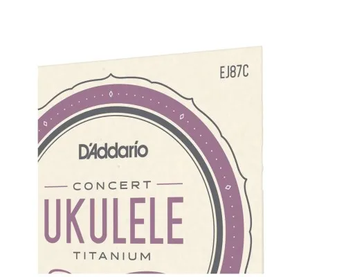 Струни для гітари D'Addario Titanium Ukulele Concert (EJ87C)