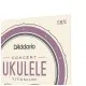 Струни для гітари D'Addario Titanium Ukulele Concert (EJ87C)