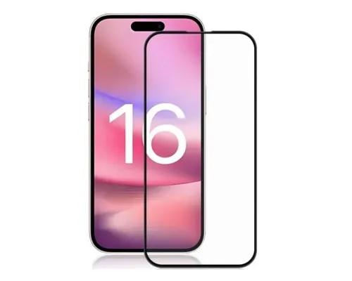Скло захисне BeCover Apple iPhone 16 Black (712122)