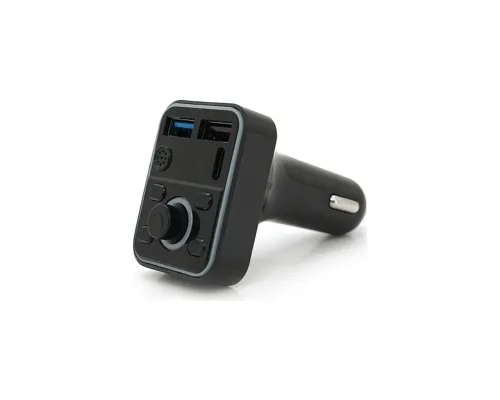 FM модулятор Voltronic D1, підсвітка 7 кольорів, 1.5-3.1A, USB, TF (FM-D1-7Col)