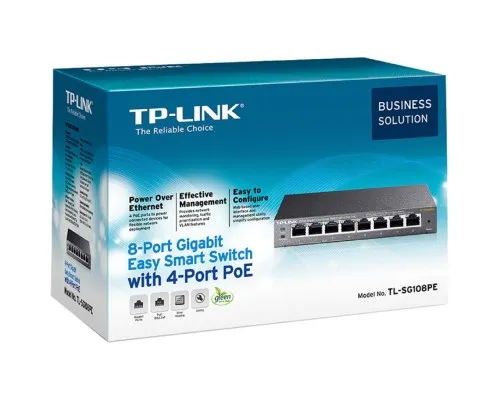 Коммутатор сетевой TP-Link TL-SG108PE
