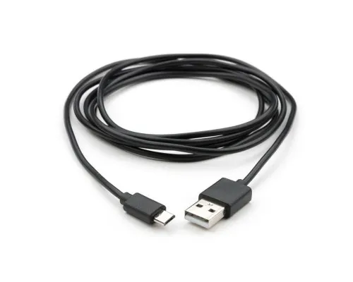 Дата кабель USB 2.0 AM to Micro 5P PVC 1.8m black Vinga (VCPDCM1.8BK)