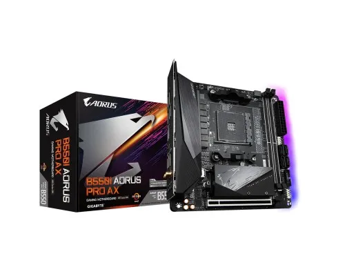 Материнская плата GIGABYTE B550I AORUS PRO AX