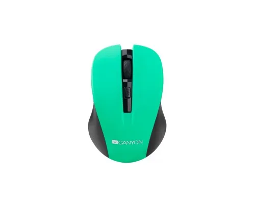 Мышка Canyon CNE-CMSW1GR Wireless Black-Green (CNE-CMSW1GR)