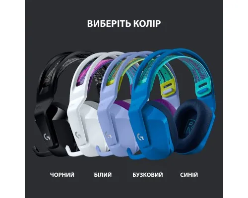 Навушники Logitech G733 Lightspeed Wireless RGB Gaming Headset Black (981-000864)