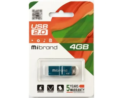 USB флеш накопичувач Mibrand 4GB Сhameleon Light Blue USB 2.0 (MI2.0/CH4U6LU)