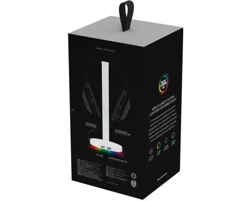 Подставка для гарнитуры Razer Base Station V2 Chroma Mercury (RC21-01510300-R3M1)