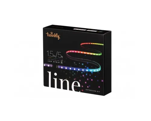 Гірлянда Twinkly Smart LED Line RGB, підсвічування плюс 1,5м, Gen II, IP20, к (TWL100ADP-B)