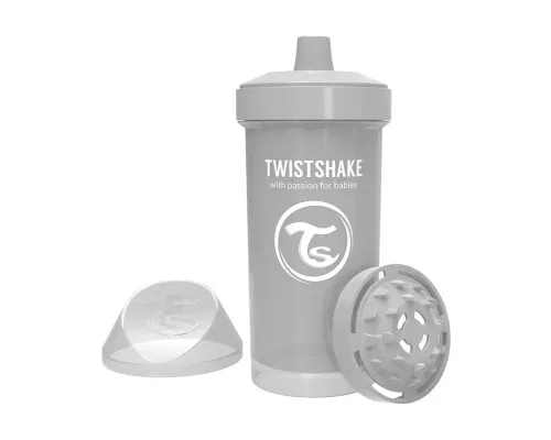 Поїльник-непроливайка Twistshake 360 мл 78284 сіра (69898)