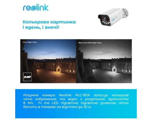 Камера відеоспостереження Reolink RLC-811A