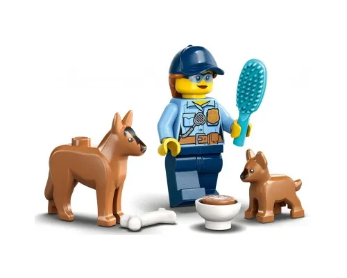 Конструктор LEGO City Мобільний майданчик для дресування поліцейських собак 197 деталей (60369)
