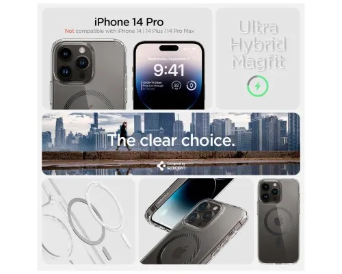 Чехол для мобильного телефона Spigen Apple iPhone 14 Pro Ultra Hybrid MagFit, Carbon Fiber (ACS04971)