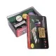 Настольная игра Johnshen Sports Покерный набор на 200 фишек с номиналом + сукно (жестяная коробка) (IG-1104215)