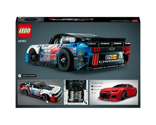 Конструктор LEGO Technic NASCAR Next Gen Chevrolet Camaro ZL1 672 детали (42153)