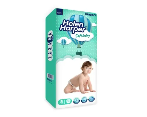 Підгузки Helen Harper Soft&Dry New Junior Розмір 5 (11-16 кг) 54 шт (2316779)