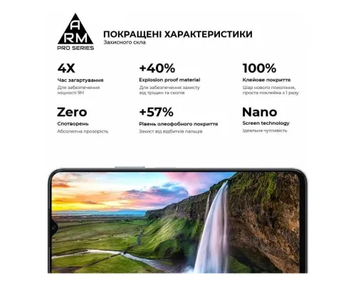 Скло захисне Armorstandart Pro Honor X6 / X6a Black (ARM69381)