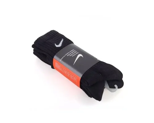 Шкарпетки Nike U NK V CUSH CREW - 3PR VALUE SX4508-001 34-38 3 пари Чорні (685068091308)