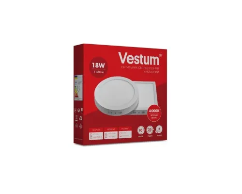 Світильник Vestum LED 18W 4000K 220V (1-VS-5403)