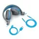 Наушники Jlab JBuddies Studio Wireless Graphite/Blue (IEUHBSTUDIORGRYBLU4)