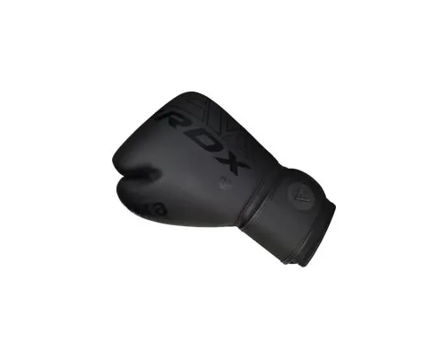 Боксерські рукавички RDX F6 Kara Matte Black 10 унцій (BGR-F6MB-10OZ)