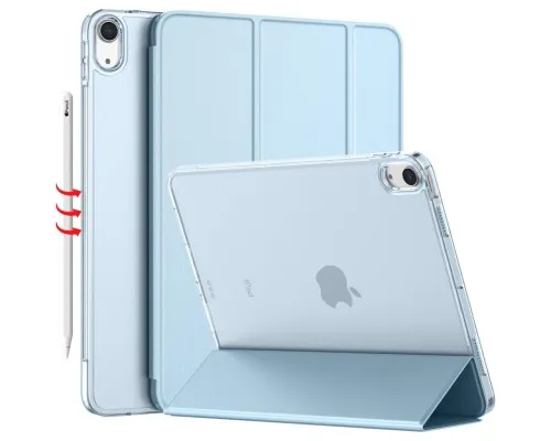 Чехол для планшета BeCover Tri Fold Hard Apple iPad Air 11" M2 2024 Light Blue (711415)