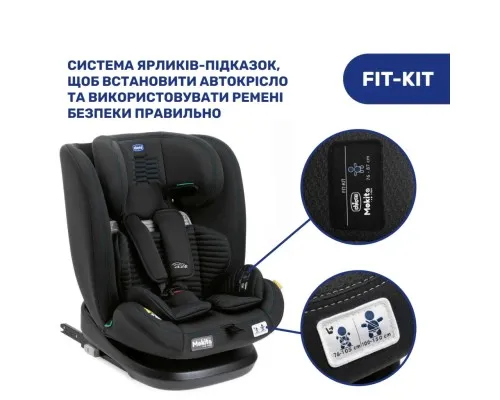 Автокресло Chicco Mokita Air i-Size Черное (87034.72)