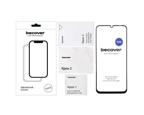 Скло захисне BeCover Realme C63 10D Black (712340)