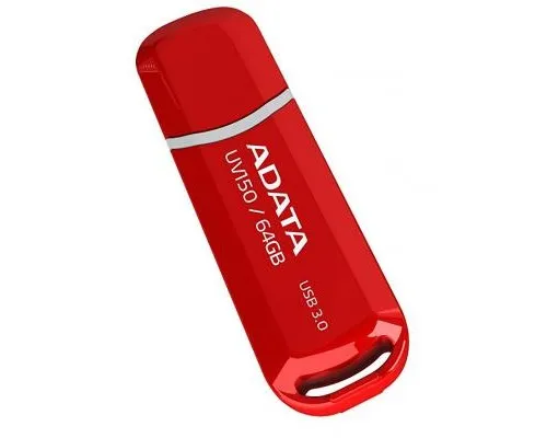 USB флеш накопитель ADATA 64GB UV150 Red USB 3.0 (AUV150-64G-RRD)