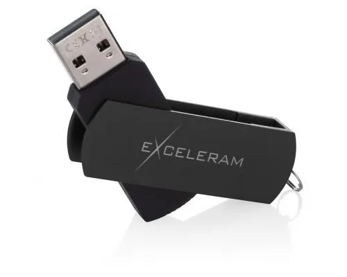 USB флеш накопичувач eXceleram 32GB P2 Series Black/Black USB 2.0 (EXP2U2BB32)