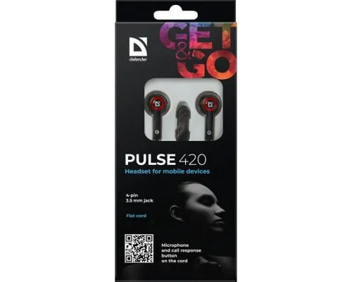 Наушники Defender Pulse 420 Red (63424)