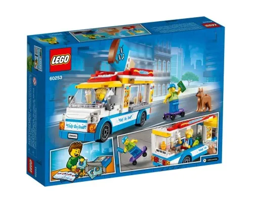 Конструктор LEGO City Great Vehicles Фургон із морозивом 200 деталей (60253)