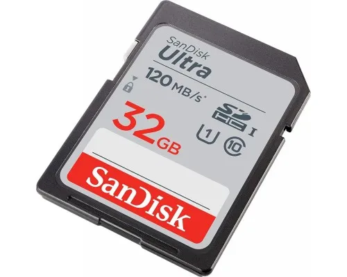 Карта памяті SanDisk 32GB SDHC class 10 Ultra (SDSDUN4-032G-GN6IN)