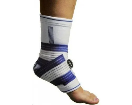 Фіксатор гомілкостопа Power System Ankle Support Pro Blue/White S/M (PS-6009_S/M_White-Blue)