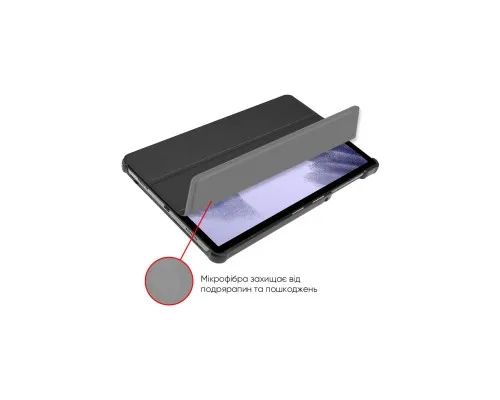 Чохол до планшета AirOn Premium Samsung Galaxy Tab A7 LITE T220/T225 Black + film (4822352781064)