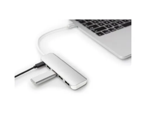 Концентратор Digitus USB Type-C, 4xUSB 3.0 (DA-70242-1)