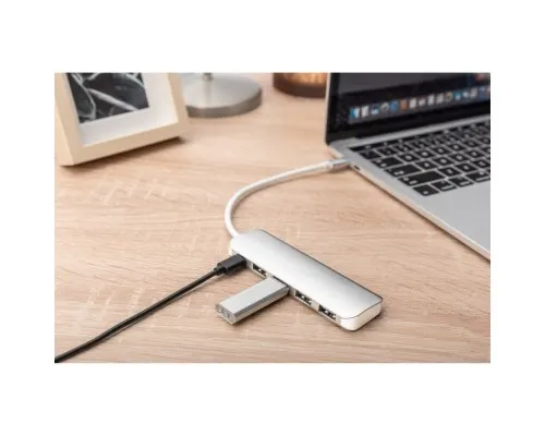 Концентратор Digitus USB Type-C, 4xUSB 3.0 (DA-70242-1)