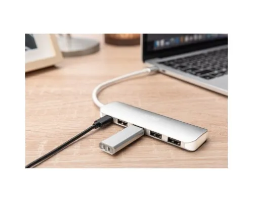 Концентратор Digitus USB Type-C, 4xUSB 3.0 (DA-70242-1)