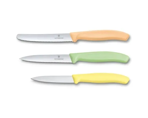 Набор ножей Victorinox SwissClassic Paring Set 3 шт Light Yellow, Green, Orange (6.7116.34L2)