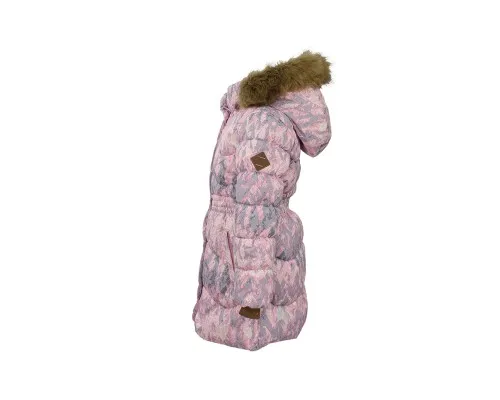 Пальто Huppa GRACE 1 17930155 cветло-розовый с принтом 122 (4741468585468)