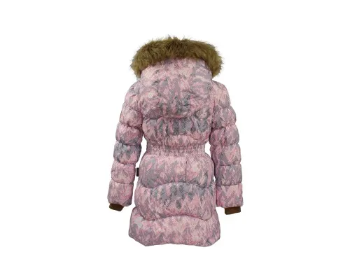 Пальто Huppa GRACE 1 17930155 світло-рожевий з принтом 122 (4741468585468)