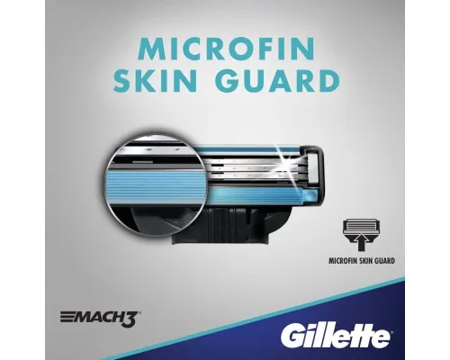 Бритва Gillette Mach3 з 5 змінними картриджами (7702018610181)
