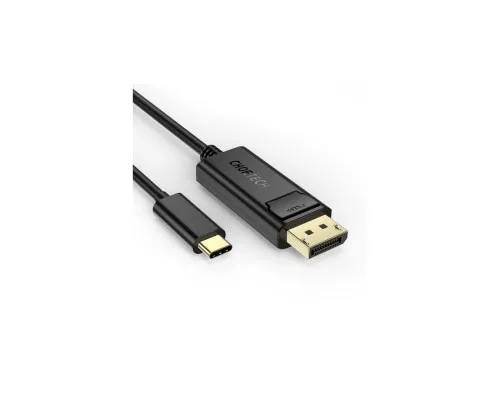 Кабель мультимедійний USB-C to DisplayPort 1.8m 4K 60Hz Choetech (XCP-1801BK)