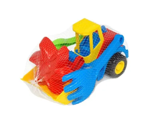 Игрушка для песка Tigres Бульдозер Tech Truck с набором для песка (39932)