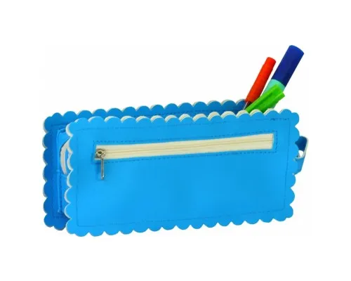 Пенал Cool For School 1 відділення Блакитний (J-2609-blue)