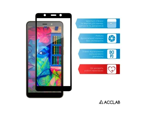 Стекло защитное ACCLAB Full Glue Tecno Pop 3 (1283126518362)